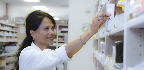 Façade de la Pharmacie de des Forrières à Franqueville-Saint-Pierre