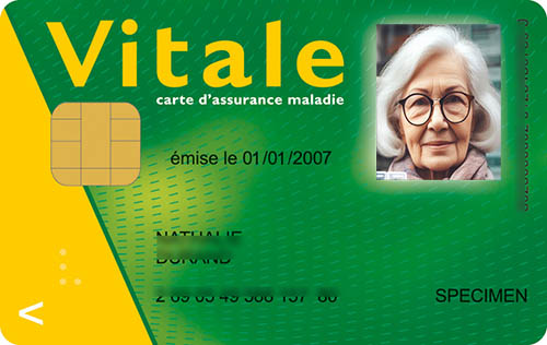 carte vitale mise à jour par la pharmacie des Forrières